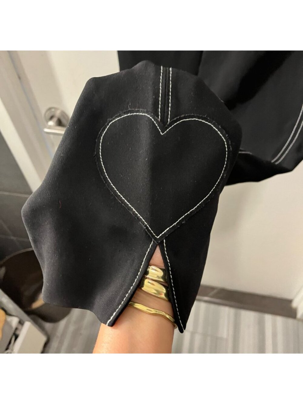 Cinq à Sept‎ Black  Annie Heart Pants Size 6 - Picture 5 of 9